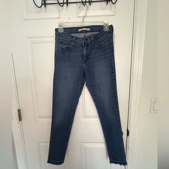 Flying Monkey Women's Skinny Jeans - Dark Blue - Picture 1 of 6